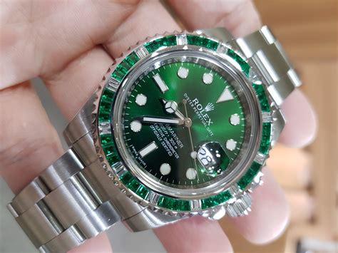 rolex emerald submariner|rolex submariner red black bezel.